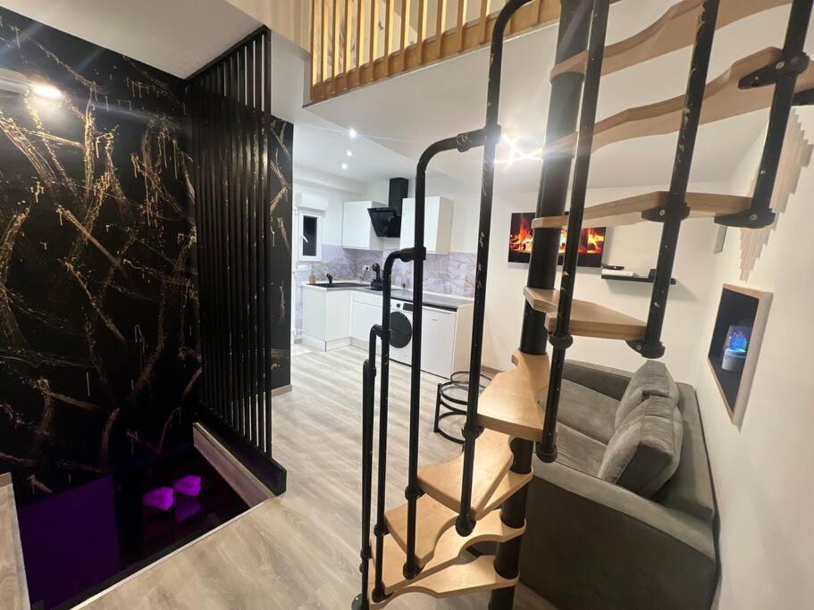 Maison Appartement Triplex Avec Jacuzzi Et Sauna Saint-Etienne  Bagian luar foto
